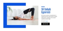 10 Sabah Egzersizi - Üstün Web Sitesi Tasarımı