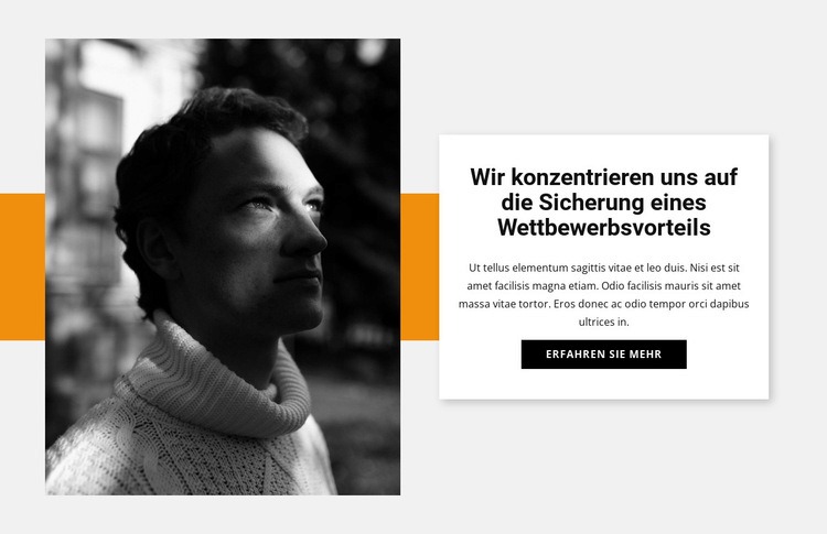 Designer über Arbeit Website Builder-Vorlagen