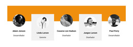 Fotos Del Equipo - Tema De Sitio Web Listo