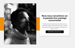 Designer Sur Le Travail - Modèle D'Une Page Réactif