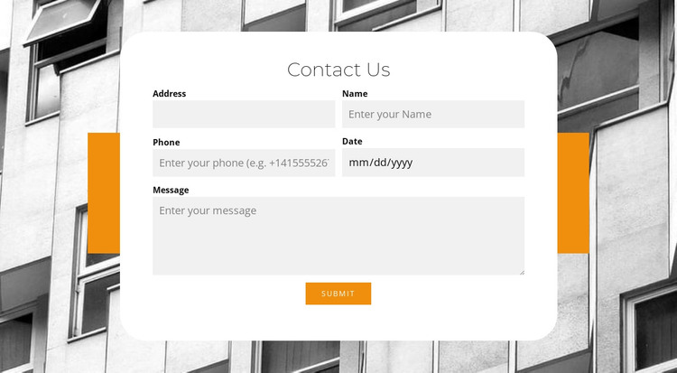 Business contacts HTML Template