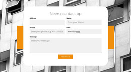 Zakelijke Contacten - HTML-Sjabloon Downloaden