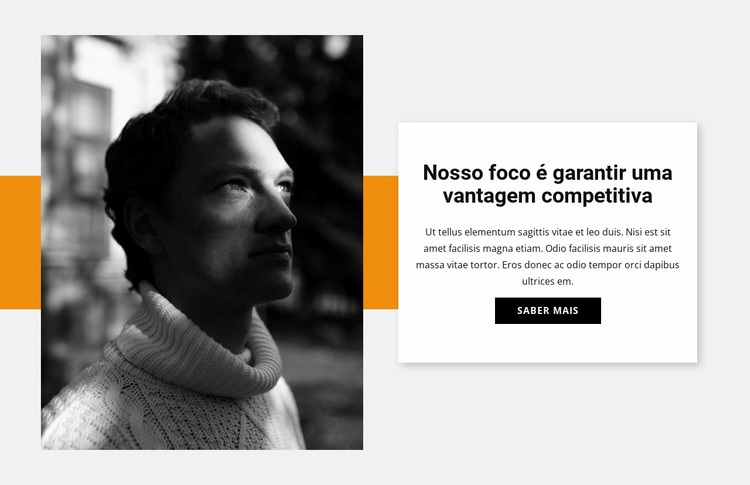 Designer sobre trabalho Landing Page