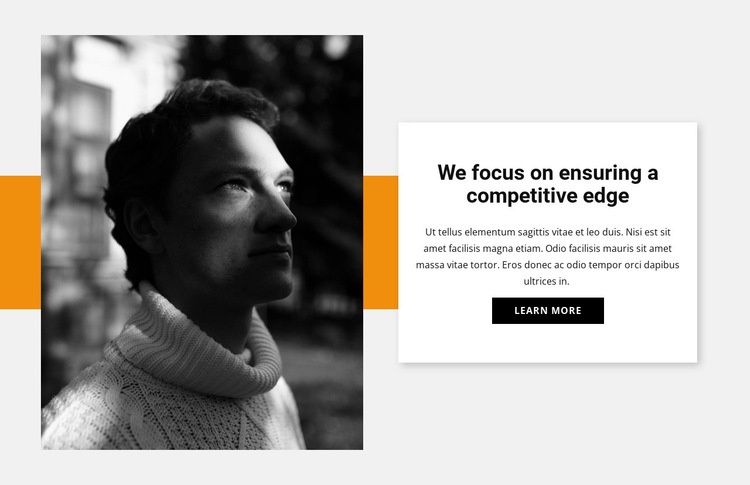 Designer about work Squarespace Template Alternative