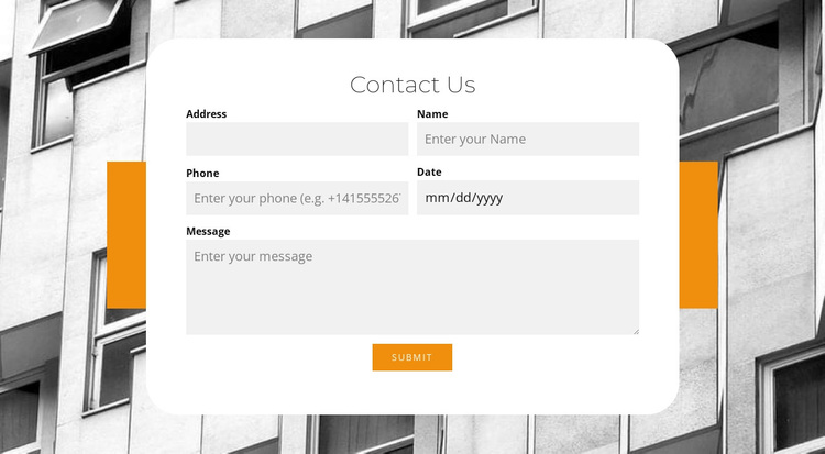 Business contacts Template