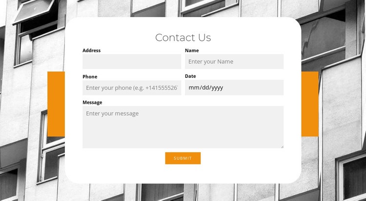 Business contacts Wix Template Alternative