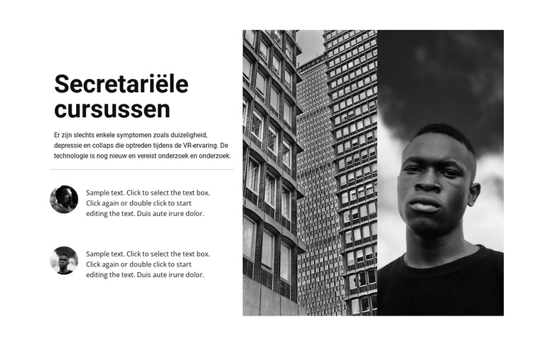 Cursussen bedrijfsontwikkeling WordPress-thema