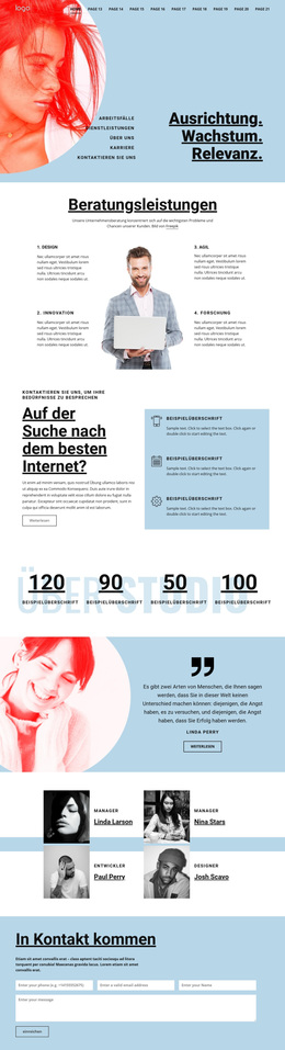 Beratung Von Unternehmensdienstleistungen – Bestes Kostenloses WordPress-Theme