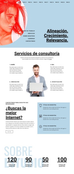 Servicios De Consultoría Para Empresas - Creador De Sitios