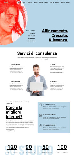 Servizi Di Consulenza Aziendale - Modello Di Sviluppo Web