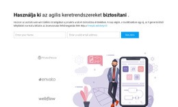 Mobil Alkalmazásban Való Munkavégzés - Ingyenes HTML-Sablon