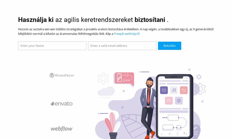 Mobil alkalmazásban való munkavégzés WordPress Téma