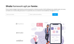 Lavorare In Un'Applicazione Mobile - Modello HTML Gratuito