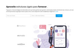 Trabalhando Em Um Aplicativo Móvel - Web Design Multifuncional