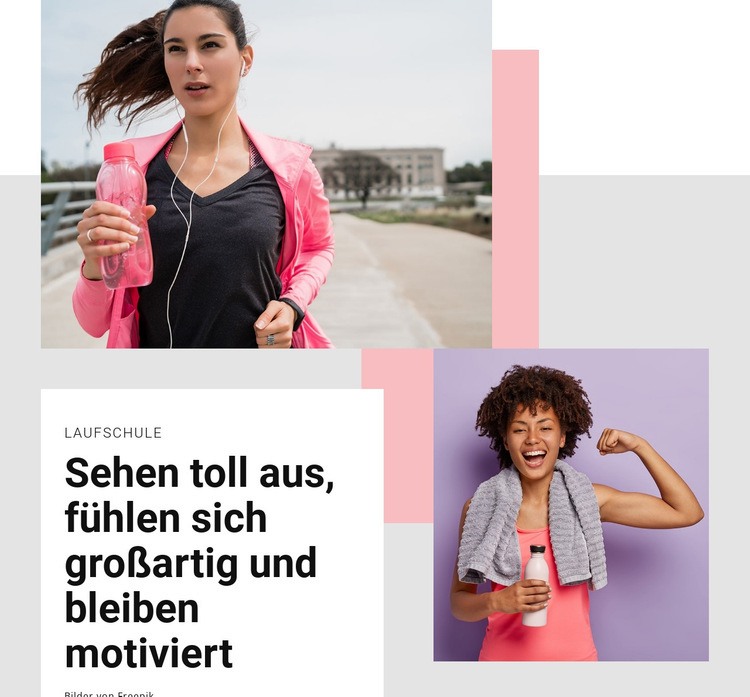 Sehen toll aus Website-Modell