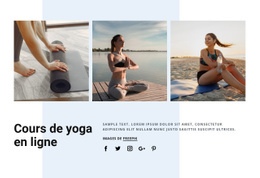 Conception Du Site Pour Cours De Yoga En Ligne