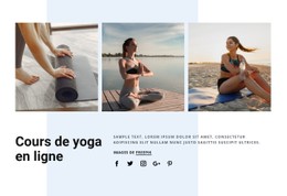 Cours De Yoga En Ligne Modèle CSS Gratuit