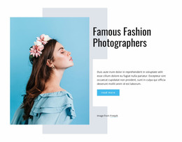 Website Mockup Tool For Famous Fashion Photographers