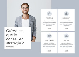 Fonctionnalité De Mise En Page Pour Conseil En Stratégie