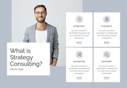 Strategy Consulting - Landing Page