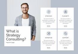 Strategy Consulting - Customizable Professional Landing Page