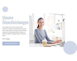 Management-Dienstleistungen CSS-Vorlage Kostenlos Herunterladen