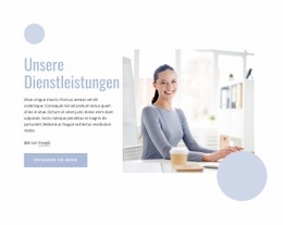 Kreativster Website-Builder Für Management-Dienstleistungen