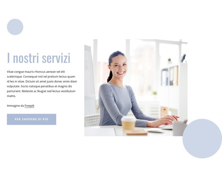 Servizi di gestione Progettazione di siti web