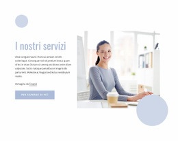 Servizi Di Gestione - Mockup Di Sito Web Personalizzato