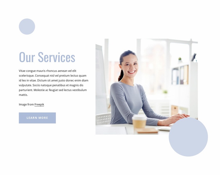 Management services Web Page Design