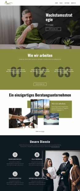 Wege Für Wachsendes Geschäft - Kreatives Mehrzweck-Website-Design