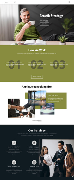 Business & Law One Page Templates