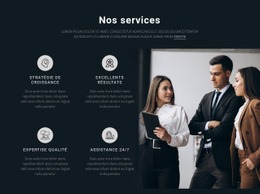 Nos Services - Create HTML Page Online