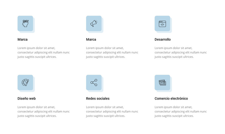 Transformación digital Plantilla de sitio web