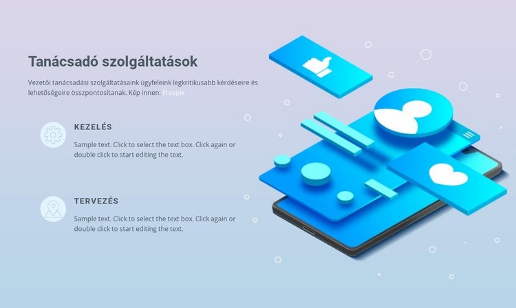 Üzleti szolgáltatásokat nyújtunk Weboldal tervezés