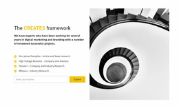 The Creates Framework - Website Design Inspiration