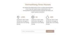 Responsive Webvorlage Für Titel Und Vorteile