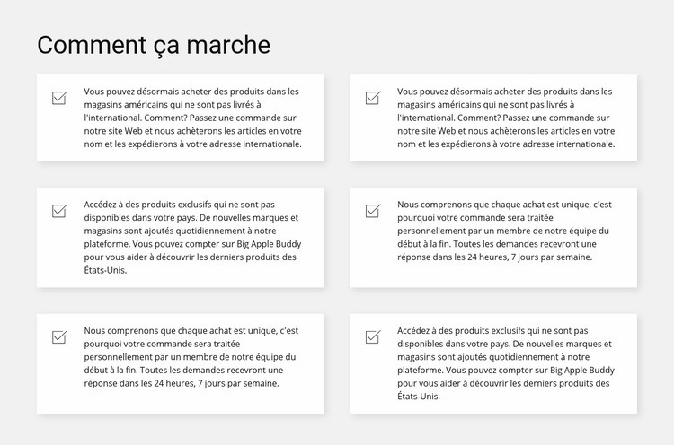 Travail par article Modèles de constructeur de sites Web