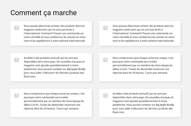 Travail par article Modèle CSS