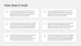 Work By Item - Simple Html Code