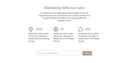 Titolo E Vantaggi: Trascina E Rilascia Il Mockup Del Sito Web