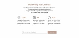 Responsieve Websjabloon Voor Titel En Voordelen