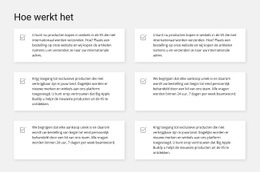 Werk Per Item - Gratis Download Website-Ontwerp