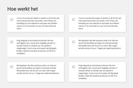 Werk Per Item - Details Van Bootstrapvariaties