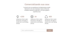 Título E Benefícios Modelo CSS Gratuito