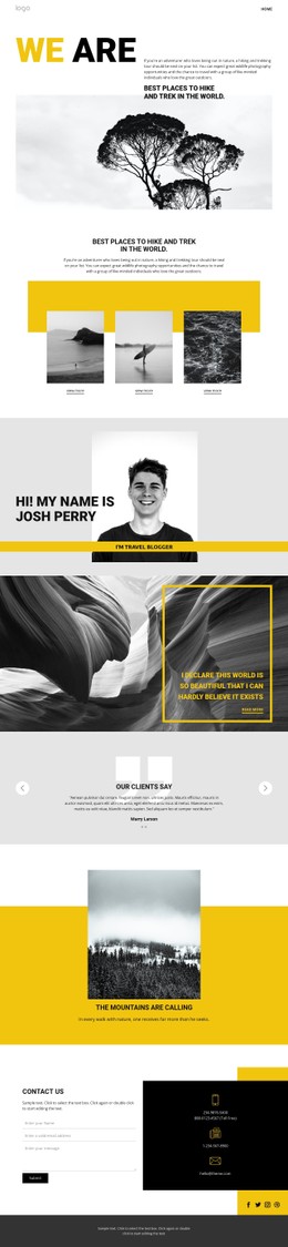 350 Nature CSS Templates | Nicepage