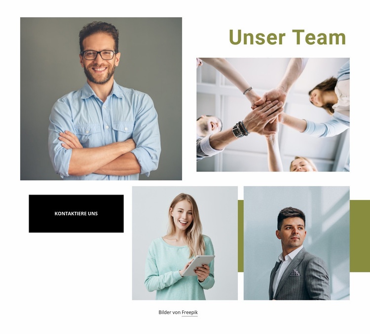 Wir sind eine vertriebsorientierte Agentur Website Builder-Vorlagen