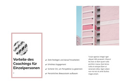 Schlafsaalbereich Website-Vorlage