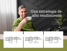 Plantilla HTML5 Exclusiva Para Una Estrategia De Alto Rendimiento