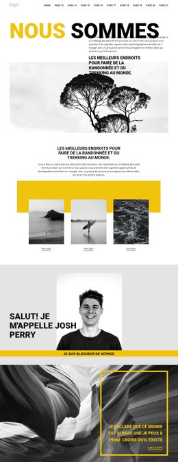 Une Conception De Site Web Exclusive Pour Agence Connaissant La Nature